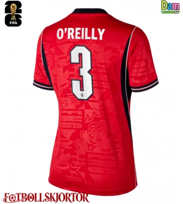 England Nico O'Reilly #3 Bortatröja Dam VM 2026 Kortärmad